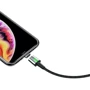 Кабель Baseus USB Cable to Lightning Zinc 1m Black (CALXC-A01): Длина 1 м