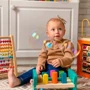 Розвиваюча дерев'яна Battat іграшка-сортер - Бум-Бум: Вік 1-2.5 года