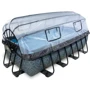 Бассейн каркасный EXIT Toys большой, прямоугольный с куполом 400х200х100 см картридж (30.32.42.00) фото 1