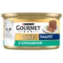Влажный корм GOURMET Gold для взрослых кошек паштет с кроликом 24х85 г (7613033728747): Возраст Взрослые