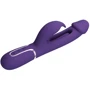 Вибратор 3в1 LYBAILE Pretty Love Twinkled Tenderness Kampas Dark Purple (BW-500025-2)