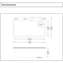 Кухонная мойка Lefton Single Bowl Workstation Kitchen Sink Set with Waterfall Faucet-KS2203: Отверстие под смеситель Есть