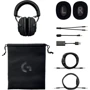 Наушники Logitech G PRO Gaming Headset BLACK USB (981-000812): Чувствительность (дБ) 91
