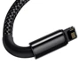 Кабель Baseus USB Cable to Lightning Tungsten 2.4A 1m Black (CALWJ-01): Длина 1 м