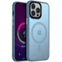 Чохол для iPhone Mobile Case TPU+PC Metal Buttons with MagSafe Colorful Light Blue для iPhone 13 Pro Max