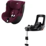 Автокрісло BRITAX-ROMER DUALFIX iSENSE Burgundy Red з платформою FLEX BASE фото 8