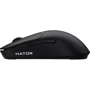Мышь HATOR Quasar Wireless Black (HTM-420): Эргономика симметричная для левшей
