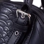 Жіноча сумка-купол Amelie Galanti чорна (A1411046-black): Фактура Тиснення, матова