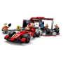 Конструктор LEGO City Пит-стоп и пит-экипаж F1 с болидом Ferrari 322 деталей (60443): Количество деталей, шт. 322