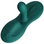 Sit-on-top смарт-вибратор Zalo – Flora Smart Vibrating Pad Turquoise Green, 9 моторов