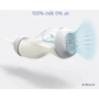 Стеклянная антиколиковая бутылочка Difrax S-bottle Wide с силиконовой соской 310 мл White (737FE White): Материал стекло
