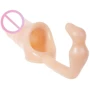 Насадка с анальным стимулятором Adam S Penis Extension W Anal Leash, 15х5 см