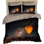 Комплект постільної білизни LightHouse Ranforce+3D Night Sky євро чорний (436OZ_2,0)
