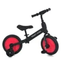 Детский велосипед-беговел 2в1 Prof1 Kids черный с красным (MBB 1012-3)