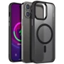 Чехол для iPhone Mobile Case TPU+PC Metal Buttons with MagSafe Black for iPhone 14 Pro Max: Цвет черный