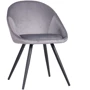 Стул обеденный AMF Mary black/silver (545860): Производитель AMF
