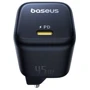 Зарядное устройство Baseus USB-C Wall Charger GaN 1C 45W Black (P10176800123-00): Сила тока 2.4А и более