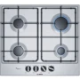 Варильна поверхня газова Bosch PCP6A5B80: Розташування панелі спереду