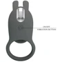 Насадка с вибрацией LYBAILE Pretty Love Master Ring Gray (BI-210326-1)