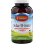 Carlson Labs Solar D Gems 2,000 IU 360 Soft Gels Natural Lemon Flavor Витамин D