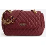 Женская сумка через плечо GUESS MAILA CONVERTIBLE XBODY FLAP бордовая (HWQB8661210-MER)