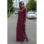 Платье FLFashion Амели ХПА 3121 48 бордовое повседневное длинное макси