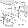 Духовой шкаф электрический Bosch HBA578BB0: Мощность подключения, Вт 3400