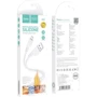 Кабель Hoco USB Cable to Lightning X97 Crystal 2.4A 20W 1m White: Тип USB Cable - Lightning