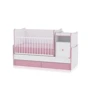 Дитяче ліжко-трансформер Bertoni TREND PLUS NEW (white / pink)