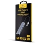 Адаптер Adapter USB-C to 3xUSB+USB-C+HDMI (A-CM-COMBO5-03): Колір серый