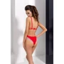 Изысканное боди Passion LORAINE BODY red XXL/XXXL
