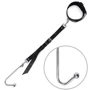 Анальный крюк с ошейником из натуральной кожа Art of Sex - Anal hook, черный