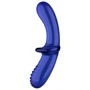 Стеклянный фаллоимитатор Satisfyer Double Crystal light blue