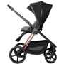 Коляска 2 в 1 Espiro Miloo 110 Diamond Black (5905683800327): Материал колес резина