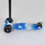 Самокат детский пластмассовый с алюминиевой трубкой руля + 4 колеса Blue/Black (74309): Максимальная допустимая нагрузка, кг 60