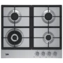 Варочная поверхность газовая Beko HIAW 64225 SX: Рабочая поверхность нержавеющая сталь