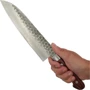 Нож кухонный Kanetsune Classic Damascus Santoku 185 мм (3989.00.81): Рукоятка Дерево