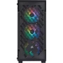 Корпус Corsair iCUE 220T RGB Airflow Black (CC-9011173-WW): Матеріал передній панелі пластик, сталь
