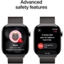 Apple Watch Series 11 GPS + Cellular 46mm Slate Titanium Case with Slate Milanese Loop - M/L (MFD44)