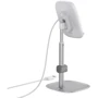 Тримач Baseus Desk Holder Wireless Charger 15W Silver (SUWY-D0S) для Apple iPhone 16 I 15 I 14 I 13 I 12 series фото 6