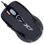 Мышь A4 Tech X-710 BK USB Black: Эргономика симметричная