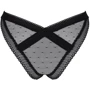 Трусики Obsessive Estiqua black XS/S