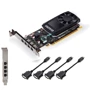 Видеокарта PNY V2 NVIDIA Quadro P1000 (VCQP1000DVIV2-PB): Разрядность шины памяти, бит 128