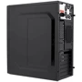 Корпус Logicpower 2006-500W 12см, 2хUSB2.0, Black: Матеріал передній панелі пластик
