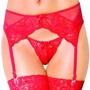 Пояс для чулок SoftLine - Garterbelt 3317, S/M (red)