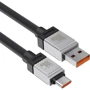 Кабель Baseus USB Cable to USB-C CoolPlay Series Fast Charging 100W 1m Black (CAKW000601): Довжина 1 м