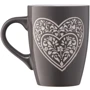Кухоль Ardesto Heart кераміка темно-сіра 330 мл (AR3467DGR)