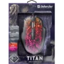 Мишка Defender Titan GM-650L RGB Black (52650): Тип сенсора оптический
