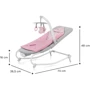 Шезлонг-качалка Kinderkraft Felio 2 Peony Rose (KBFELI20PNK0000) фото 10
