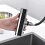 Смеситель для кухни Lefton Waterfall & Pull-Out Kitchen Faucet with Temperature Display-KF2209 Chrome: Термостат Нет